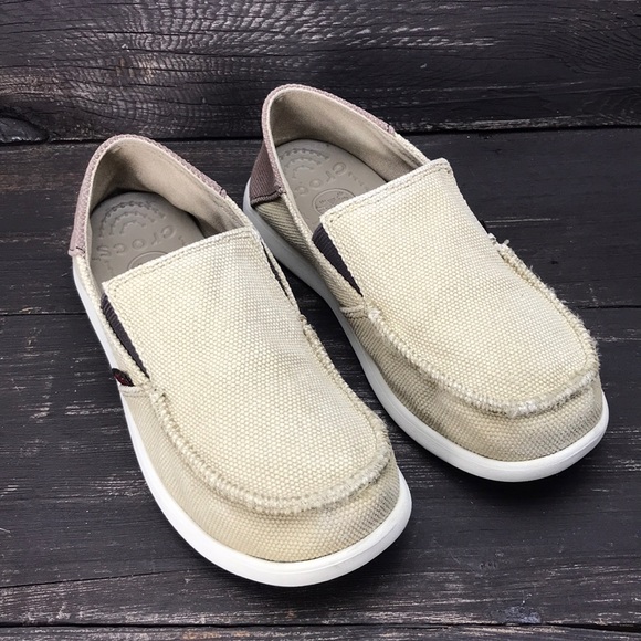 CROCS Other - Crocs Santa Cruz Canvas Sneakers Size 2